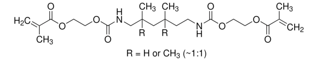 Dimetacrilato de diuretano, mezcla de isómeros contains 225&#160;ppm±25&#160;ppm BHT as inhibitor, &#8805;97%