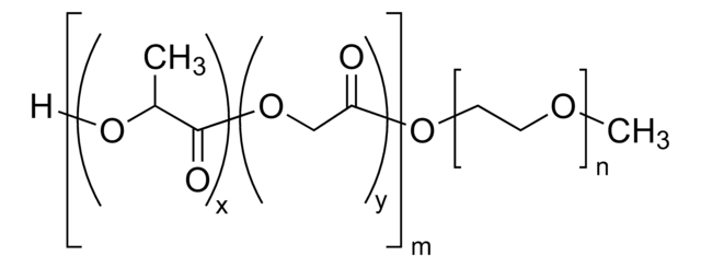 Poly(ethylene glycol) methyl ether-block-poly(lactide-co-glycolide) PEG average Mn 2,000, PLGA average Mn 11,500