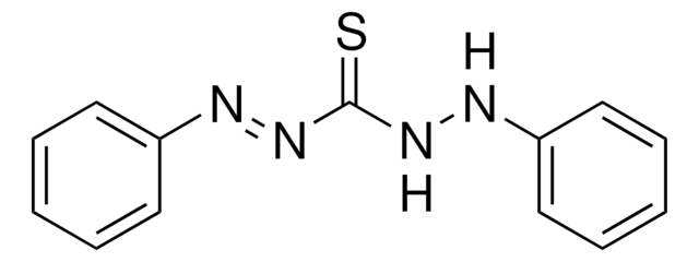 Dithizone Meets ACS Specifications, Meets Reagent Specifications for testing USP/NF monographs GR ACS