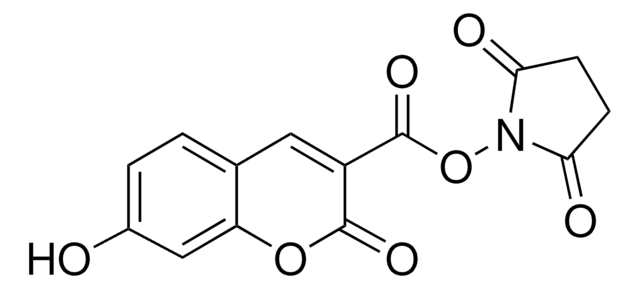 7-Hydroxycumarin-3-carbonsäure-N-succinimidylester suitable for fluorescence, &#8805;95.0% (coupling assay to aminopropyl silica gel)