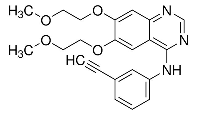 N-(3-Ethynylphenyl)-6,7-bis(2-methoxyethoxy)-4-quinazolinamine AldrichCPR