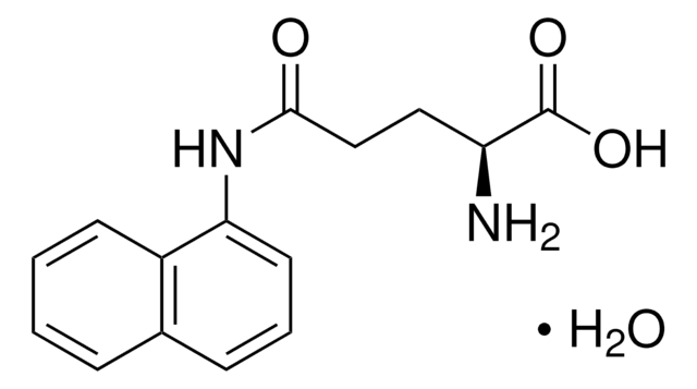 L-谷氨酸 &#947;-(&#945;-萘胺) 一水合物