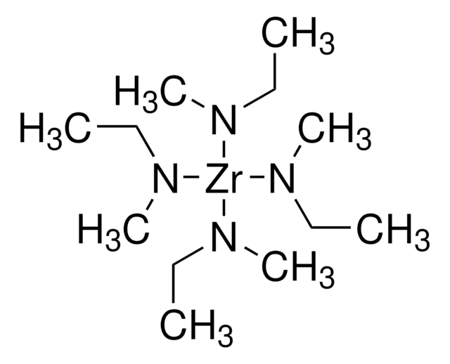 Tetrakis(ethylmethylamid)zirconium(IV) packaged for use in deposition systems