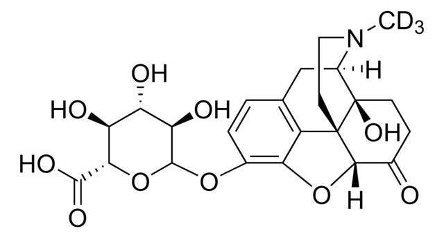 Oxymorphon-D3-3-&#946;-D-Glucuronid -Lösung 100&#160;&#956;g/mL in methanol: water (1:1), ampule of 1&#160;mL, certified reference material, Cerilliant&#174;