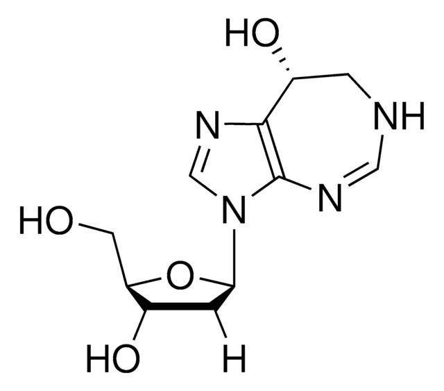 Inhibitor deaminazy adenozyny, DCF The Adenosine Deaminase Inhibitor, DCF, also referenced under CAS 53910-25-1, controls the biological activity of Adenosine Deaminase.