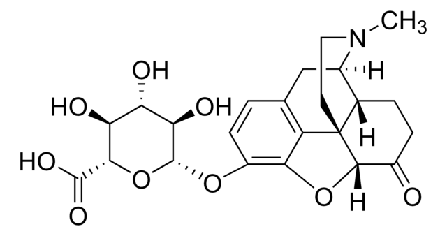 Hydromorphon-3-&#946;-D-Glucuronid 100&#160;&#956;g/mL in methanol: water (1:1), ampule of 1&#160;mL, certified reference material, Cerilliant&#174;