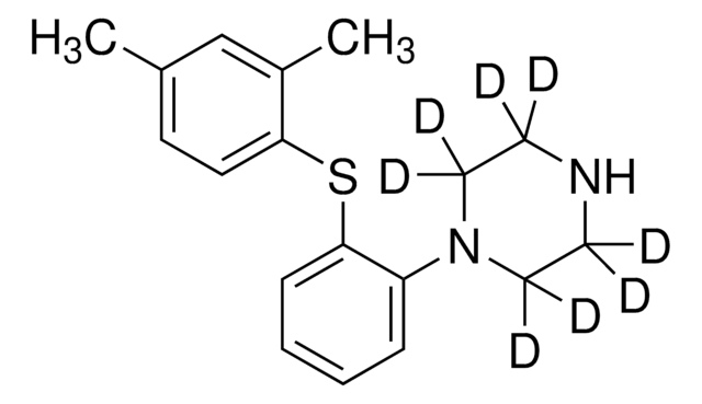 Vortioxetine-D8 solution 100&#160;&#956;g/mL (1% 1M HCl in Methanol (v/v)), certified reference material, ampule of 1&#160;mL, Cerilliant&#174;