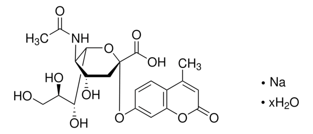 2'-(4-メチルウンベリフェリル)-&#945;-D-N-アセチルノイラミン酸 ナトリウム塩 水和物 &#8805;95% (HPLC)