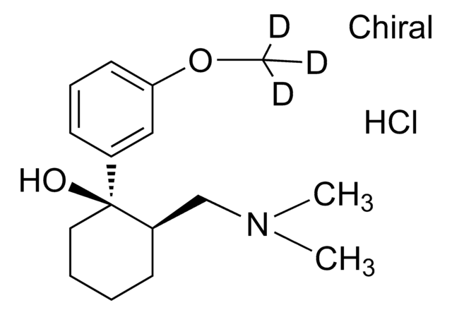 シス-トラマドール-13C、D3 塩酸塩 溶液 100&#160;&#956;g/mL in methanol (as free base), ampule of 1&#160;mL, certified reference material, Cerilliant&#174;