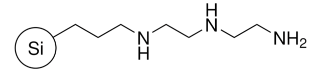 3-(二乙烯三胺)丙基-官能化硅胶 200-400&#160;mesh, extent of labeling: 1.3&#160;mmol/g loading