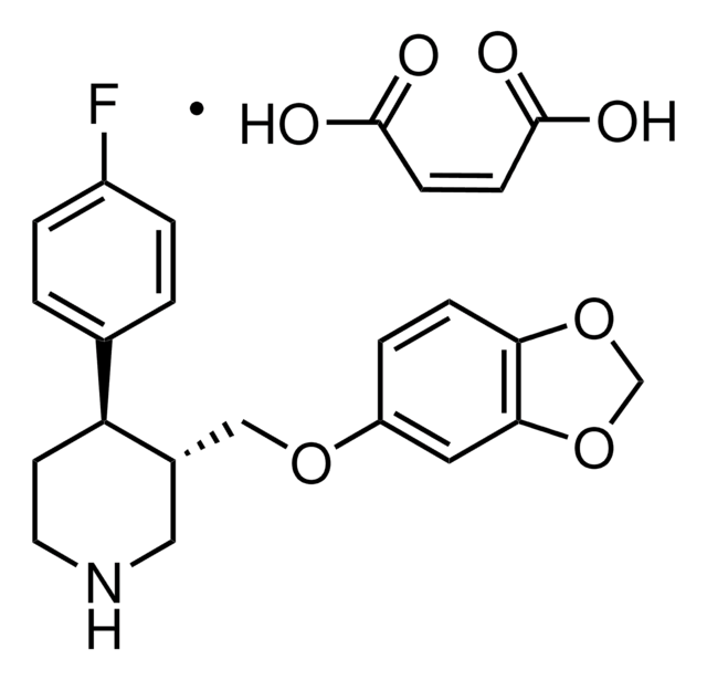 パロキセチン マレイン酸塩 &#8805;98% (HPLC), solid