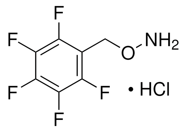 O-(2,3,4,5,6-ペンタフルオロベンジル)ヒドロキシルアミン 塩酸塩 for GC derivatization, LiChropur&#8482;, &#8805;99.0% (AT)