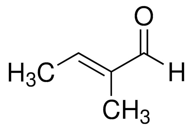 trans-2-メチル-2-ブテナール sum of isomers, &#8805;99%, FG