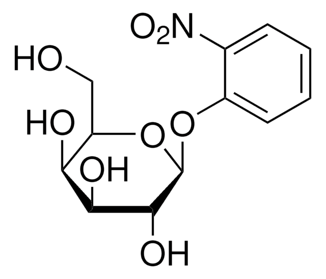 2-ニトロフェニル &#946;-D-ガラクトピラノシド &#8805;98% (enzymatic)