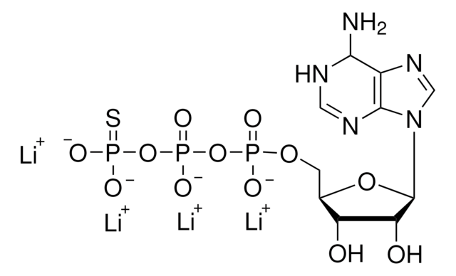 アデノシン 5&#8242;-[&#947;-チオ]三リン酸 四リチウム塩 &#8805;75% (HPLC), powder