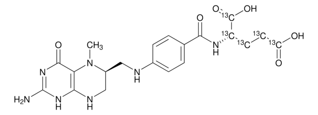 5-Methyltetrahydrofolsäure-(Glutaminsäure-13C5) 99 atom % 13C, 95% (CP)