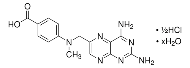 4-[N-(2,4-Diamino-6-pteridinylmethyl)-N-methylamino]benzoesäure -hemihydrochlorid Hydrat 95%