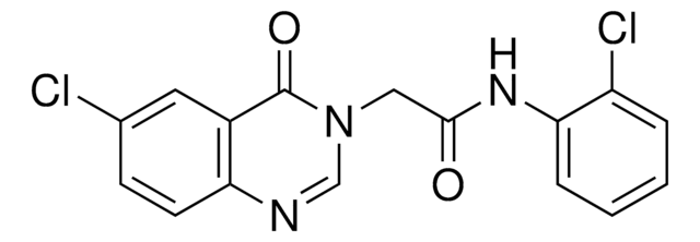 2-(6-CHLORO-4-OXO-3(4H)-QUINAZOLINYL)-N-(2-CHLOROPHENYL)ACETAMIDE AldrichCPR