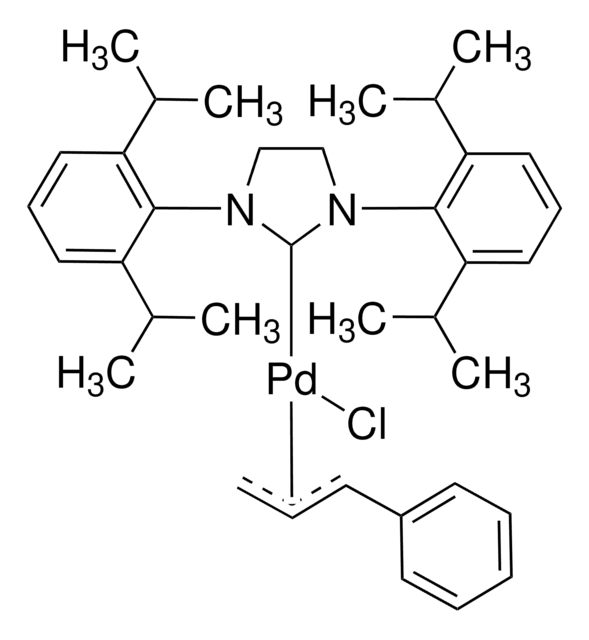 [1,3-Bis-(2,6-di-isopropylphenyl)-4,5-dihydroimidazol-2-yliden]-chloro-[3-phenylallyl]-palladium(II) Umicore, 95%