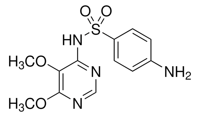 Sulfadoxina pharmaceutical secondary standard, certified reference material