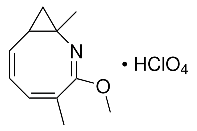 3-METHOXY-1,4-DIMETHYL-2-AZABICYCLO[6.1.0]NONA-2,4,6-TRIENE PERCHLORATE AldrichCPR