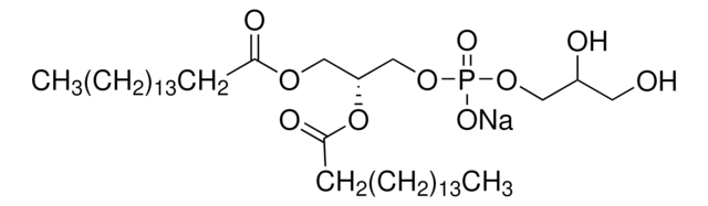 1,2-ジパルミトイル-sn-グリセロ-3-ホスホ-rac-(1-グリセリン) ナトリウム塩 &#8805;99% (TLC)