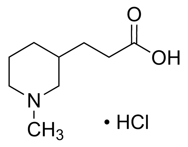 3-(1-Methylpiperidin-3-yl)propanoic acid hydrochloride AldrichCPR