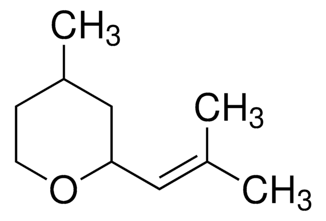 Tetrahydro-4-methyl-2-(2-methyl-1-propenyl)-2H-pyran mixture of cis and trans, &#8805;98%, stabilized, FG