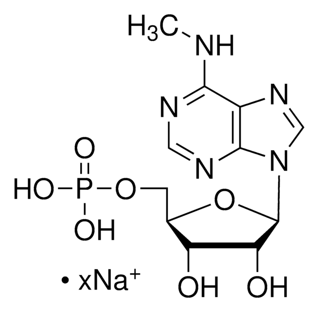 N6-メチルアデノシン5&#8242;-モノホスファート ナトリウム塩 &#8805;97% (HPLC)