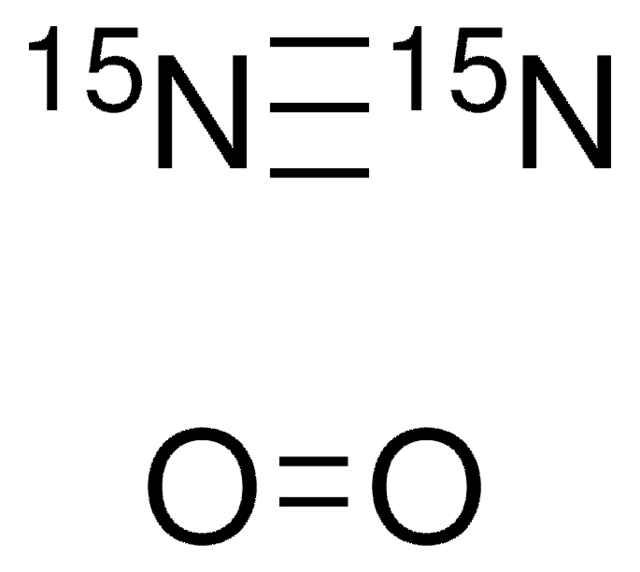 Stickstoff-15N2 (98%)/Sauerstoff (RG) Gasmischung im Verhältnis 4:1 98 atom % 15N