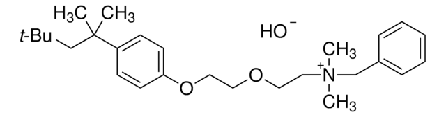 Benzethoniumhydroxid -Lösung ~1.0&#160;M in methanol (by HCl titration)