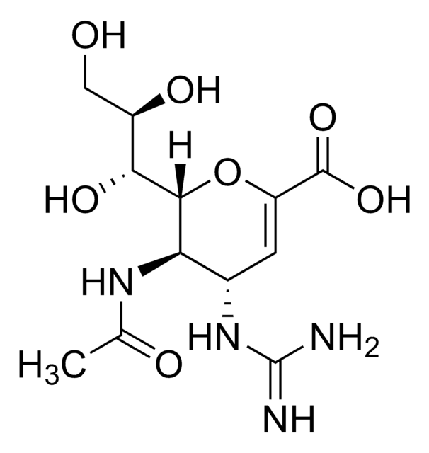 Zanamivir certified reference material, pharmaceutical secondary standard