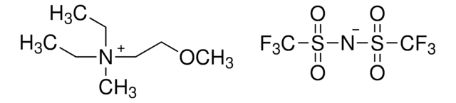 Diethylmethyl(2-methoxyethyl)ammonium-bis(trifluormethylsulfonyl)imid for electrochemistry, &#8805;98.5% (qNMR)