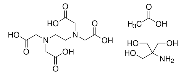 TRIS醋酸盐-EDTA缓冲液 BioReagent, suitable for electrophoresis