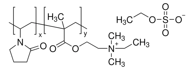 Luviquat&#8482; FC 550 average Mw &lt;1,000,000 by GPC, 20&#160;wt. % in H2O