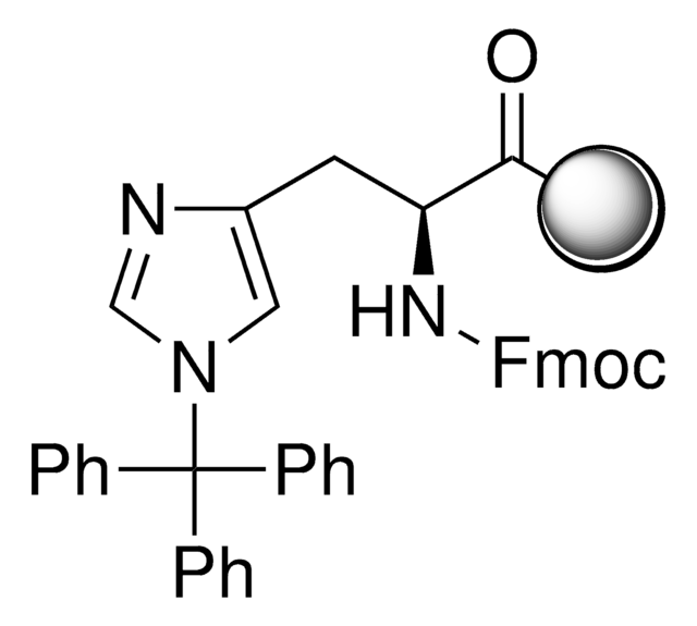 Fmoc-His(Trt)-王氏树脂 extent of labeling: ~0.7&#160;mmol/g loading