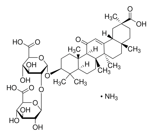 Glycyrrhizinsäure Ammoniumsalz aus glycyrrhiza root (Süßholz) &#8805;70% (HPLC)