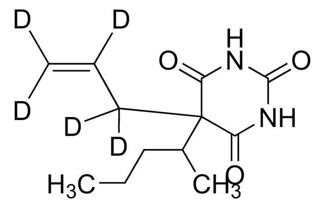 セコバルビタール-D5 溶液 1.0&#160;mg/mL in methanol, ampule of 1&#160;mL, certified reference material, Cerilliant&#174;