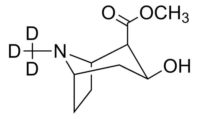 Ecgonine methyl ester-D3 solution 100&#160;&#956;g/mL in acetonitrile, ampule of 1&#160;mL, certified reference material, Cerilliant&#174;