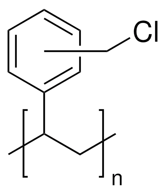 ポリ(ビニルベンジルクロリド), 60/40 mixture of 3- and 4-isomers average Mn ~55,000, average Mw ~100,000 by GPC/MALLS, powder