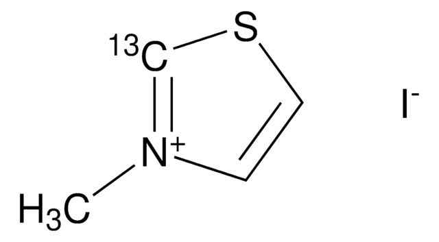 N-Methylthiazolium-2-13C iodide 99 atom % 13C, 97% (CP)