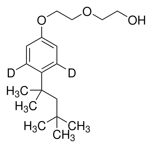 4-tert-Octylphenol-3,5-d2 diethoxylate solution 10&#160;&#956;g/mL in acetone, analytical standard