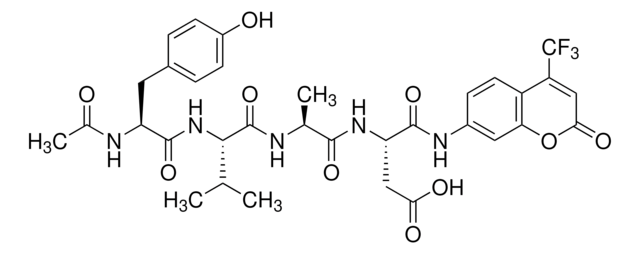 N-Acetyl-Tyr-Val-Ala-Asp-7-amido-4-trifluoromethylcoumarin &#8805;95% (HPLC), powder