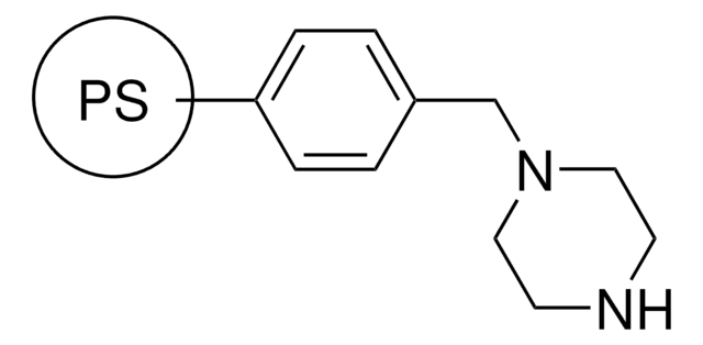 Piperazin, polymergebunden 200-400&#160;mesh, extent of labeling: 1.0-2.0&#160;mmol/g loading, 2&#160;% cross-linked with divinylbenzene