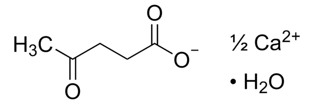 Calciumlävulinat United States Pharmacopeia (USP) Reference Standard, monograph mol wt. 306.32 (C10H14CaO6 . 2H2O)