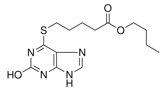 BUTYL 5-((2-HYDROXY-9H-PURIN-6-YL)THIO)PENTANOATE AldrichCPR