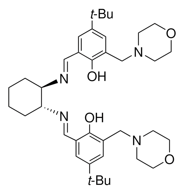 2,2′-[(1R,2R)-(–)-1,2-环己二基双((E)-(次氮基次甲基))]双[4-(叔丁基)-6-(4-吗啉基甲基)苯酚] 97%