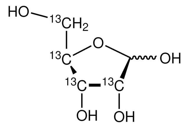 D-Ribose-2,3,4,5-13C4 99 atom % 13C, 99% (CP)