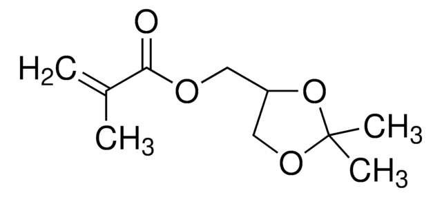 Solketal methacrylate 50&#160;wt. % in dichloromethane, contains ~280&#160;ppm 4-tert-butylcatechol as inhibitor