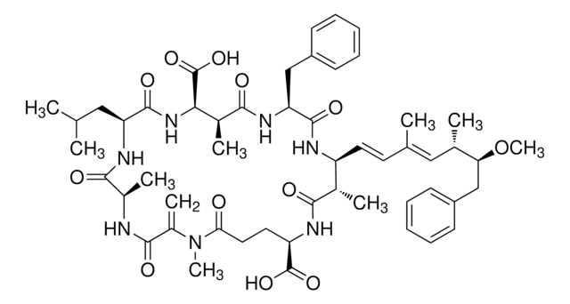 Microcystin-LF 6-9&#160;&#956;g/mL in methanol, analytical standard